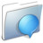 Graphite Smooth Folder iChats Icon